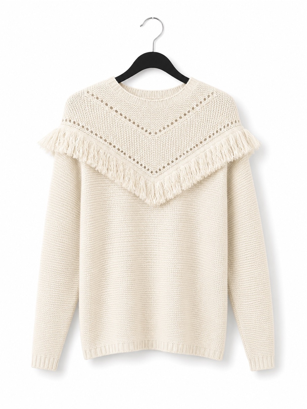 NWT Sinequanone Sweater with Fringe Detail